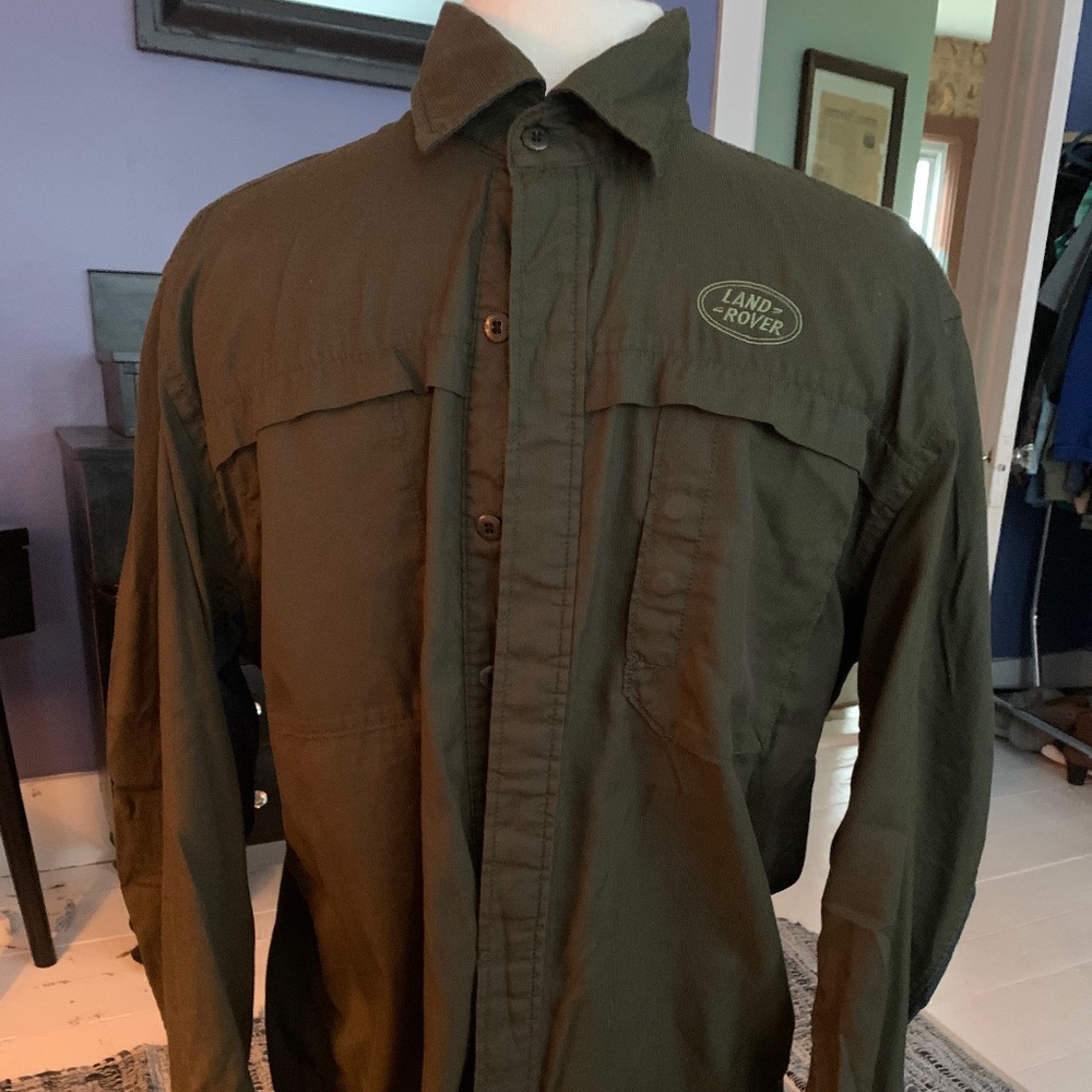 Victorinox Land Rover long sleeve button down shirt mens size L
